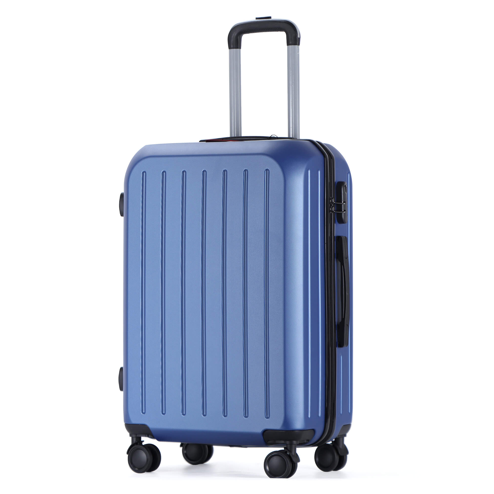 EMAY Large Capacity Trolley ABS Suitcase Luggage With 4 Wheels