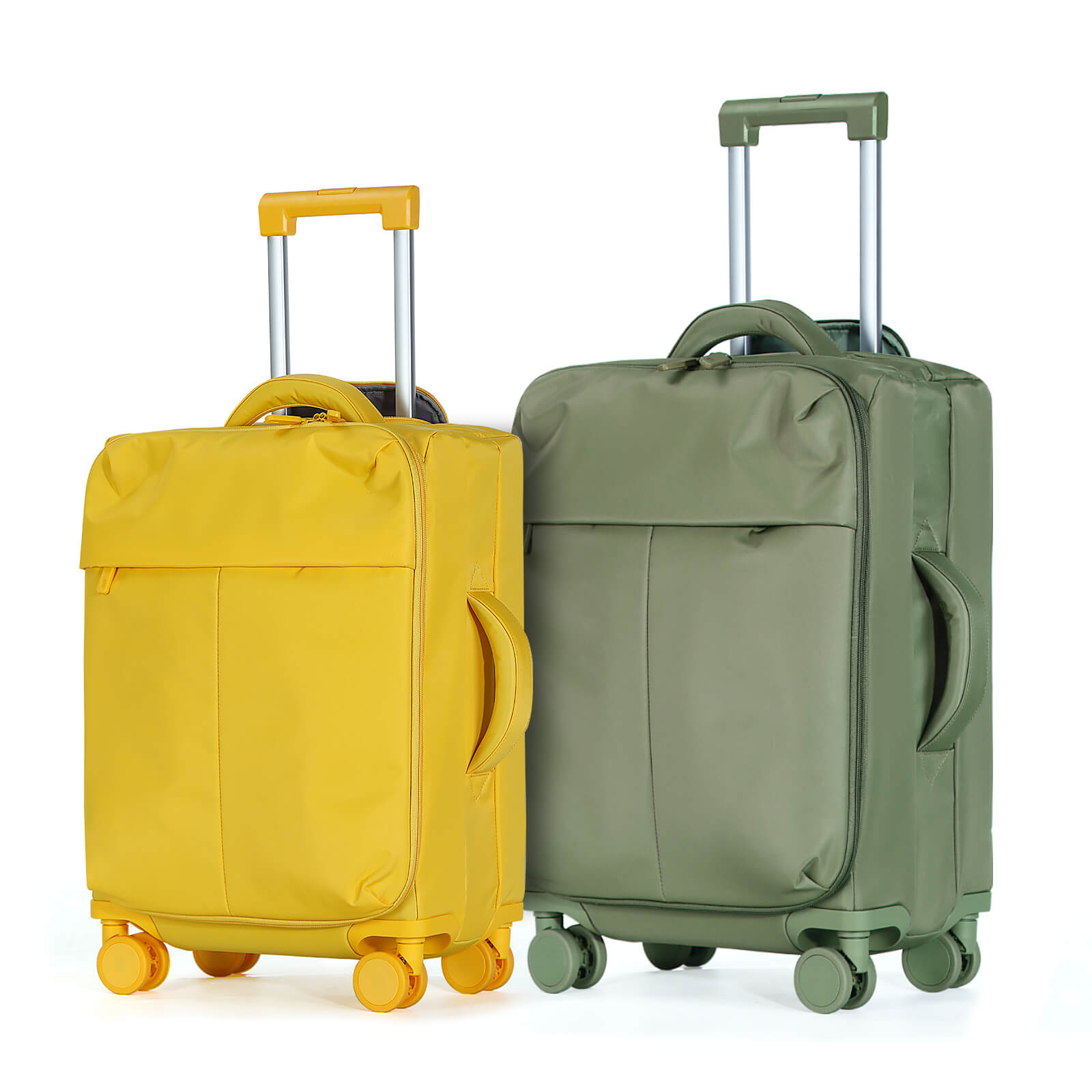 EMAY Nylon Soft Premium Softside Suitcase