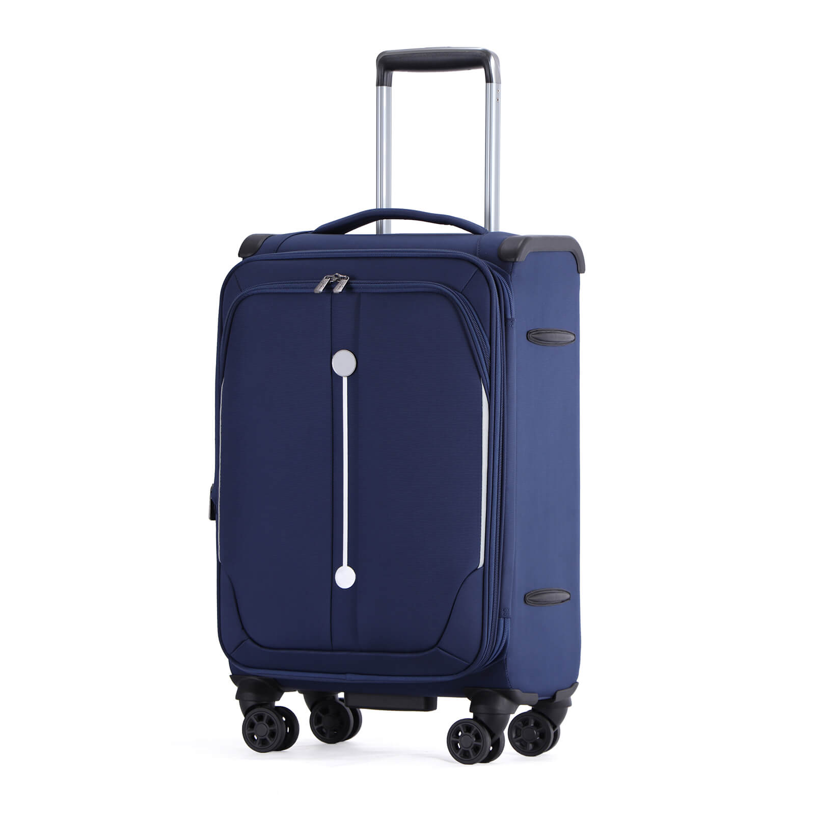 EMAY Jacquard Soft Fabric Softside Luggage