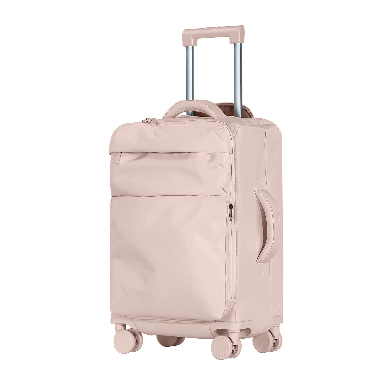 EMAY Pink Nylon Soft Luggage